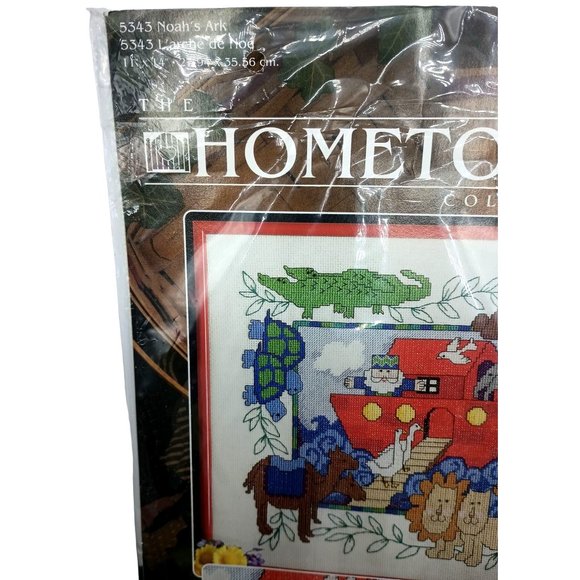 Noahs Ark Cross Stitch Kit Hometown Collection Craft Wall Hanging Picture Bedroo - Picture 3 of 4